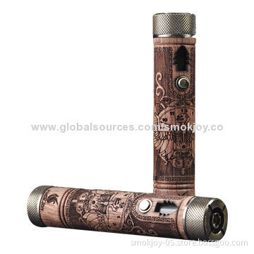 Smokjoy Wooden N Fire Max Mod Mechanical E Cigarettes with Chargeable Voltage
